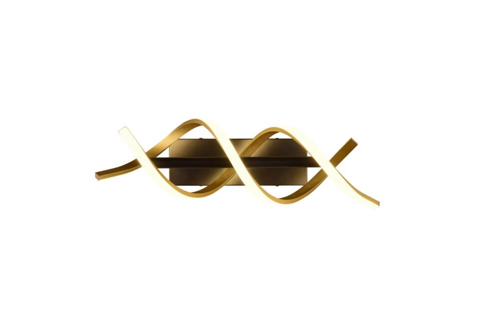 Design wall lamp Sequence black with gold Trio 4017807541861