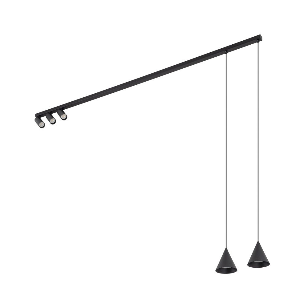 Ceiling and pendant lamp Fourty Black