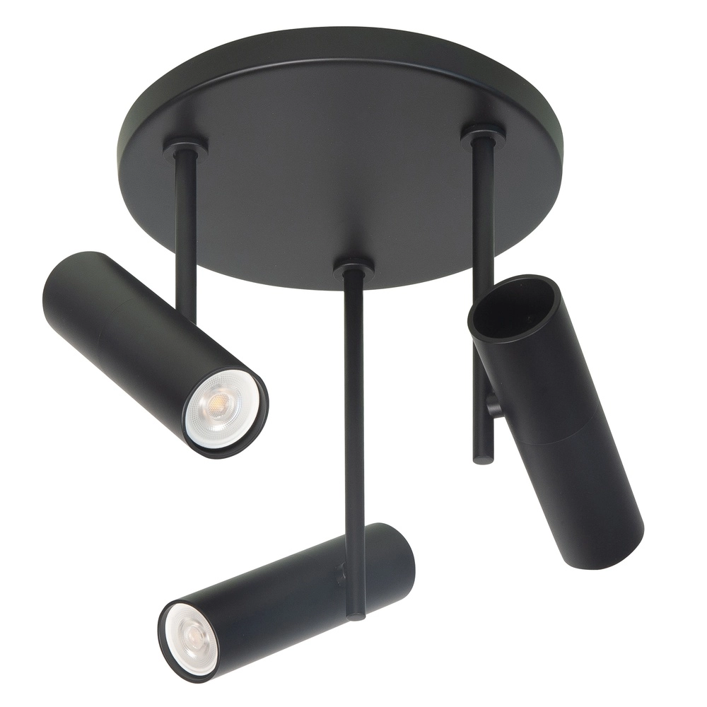 Black spot Trend 3-light round