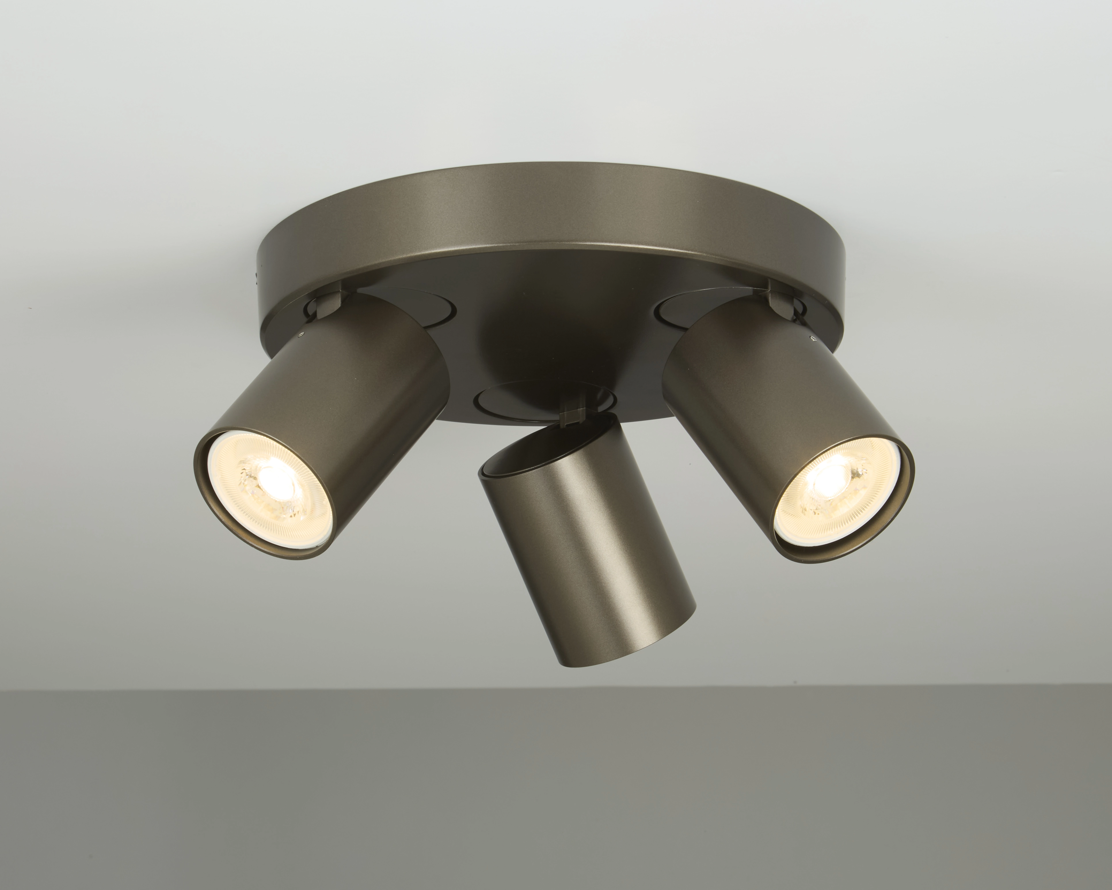 Ceiling lamp Moon 3 round bronze