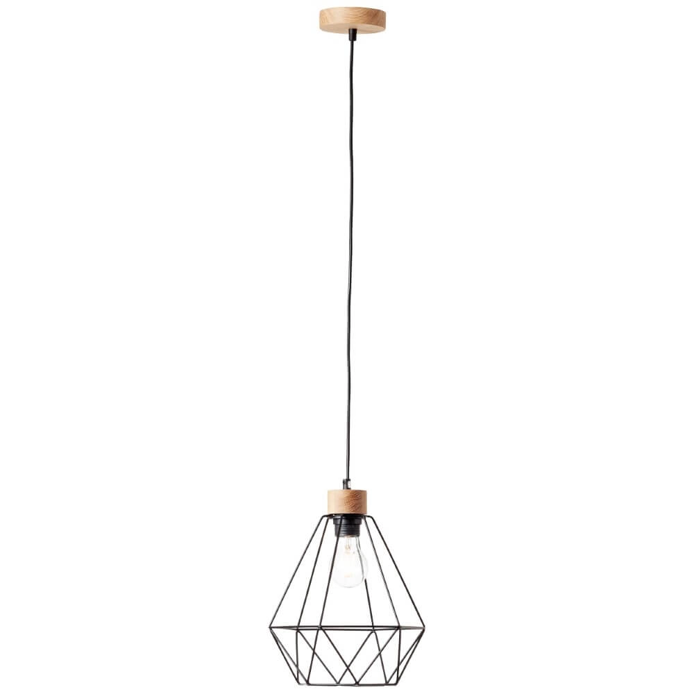 Ø 25cm pendant lamp Drewno Rural Brilliant 4004353396465