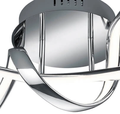 LED ceiling lamp Perugia chrome Trio 4017807525786