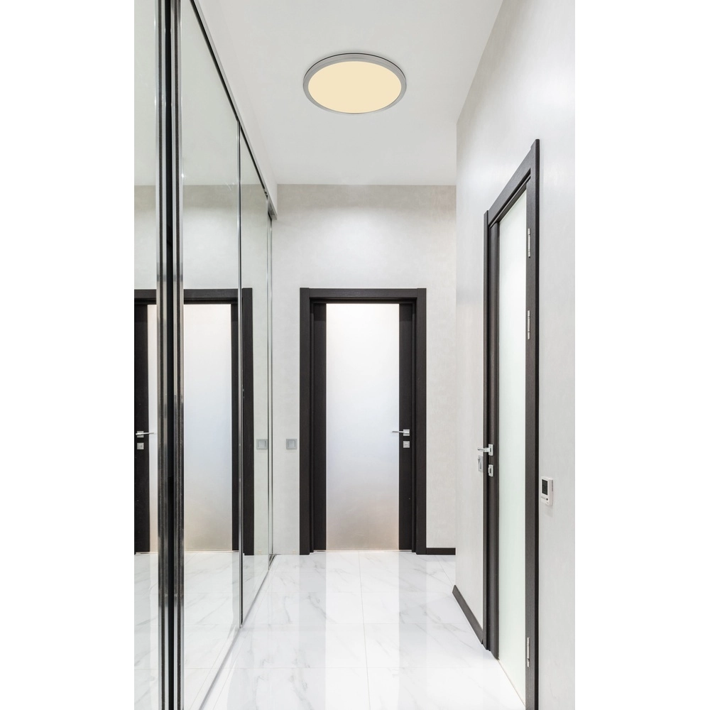 Ceiling light Sapana Ø 29.4cm nickel Globo 9007371457410