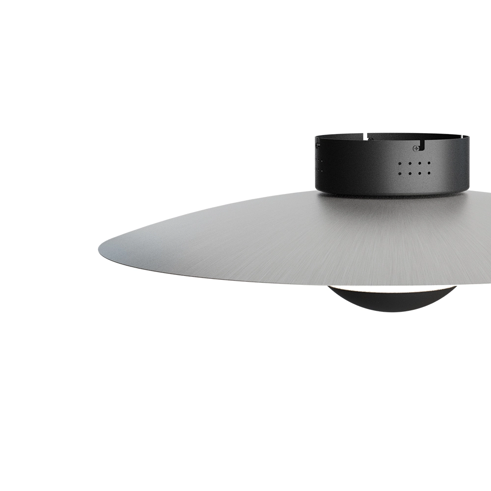 Ceiling lamp Scala Ø 60cm black with nickel Masterlight 8718121397443