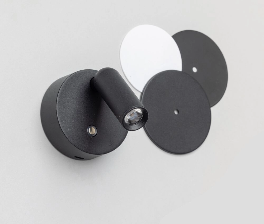 Surface-mounted spot Wiflex black ETH 8720195308201