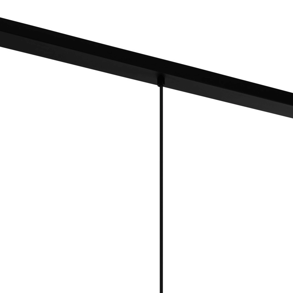 Dining room pendant lamp Curasao black with gold Eglo 9002759996628