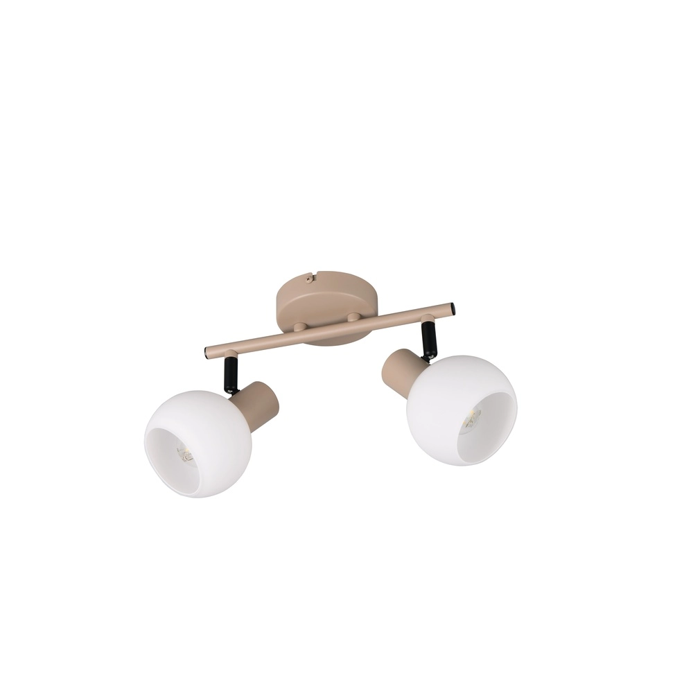 Ceiling lamp Boba 2-light beige Trio 4017807654615