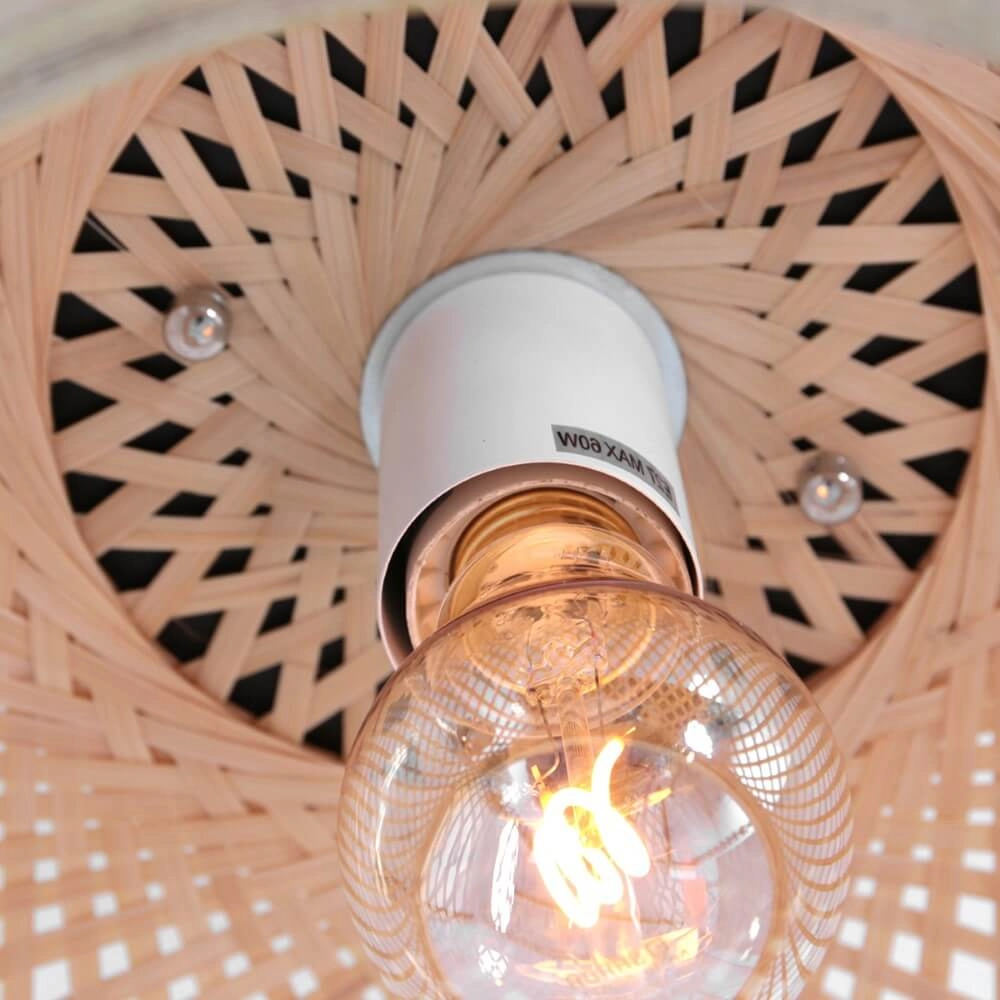 Bamboo ceiling lamp Maze Ø 40cm Steinhauer 8712746147216