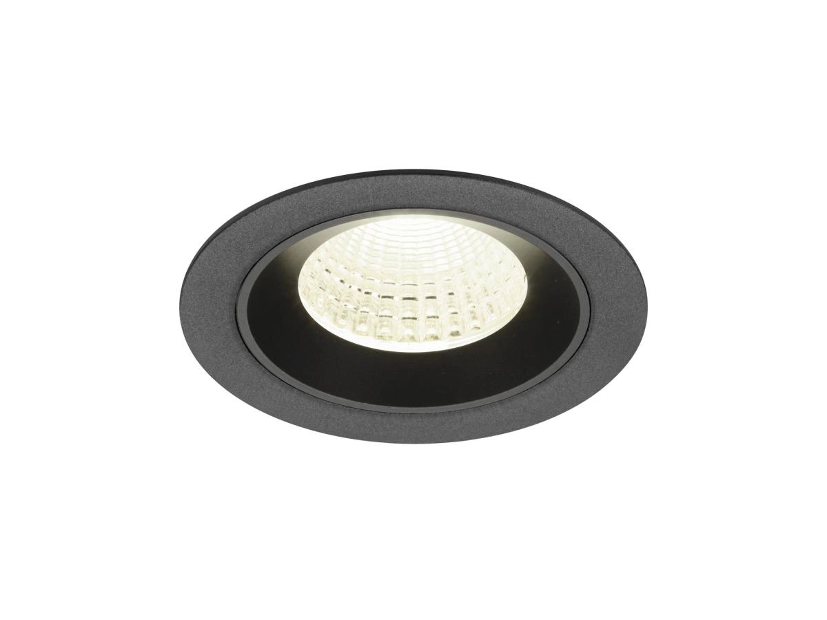 Recessed spotlight Numinos M black 4000K - 55deg