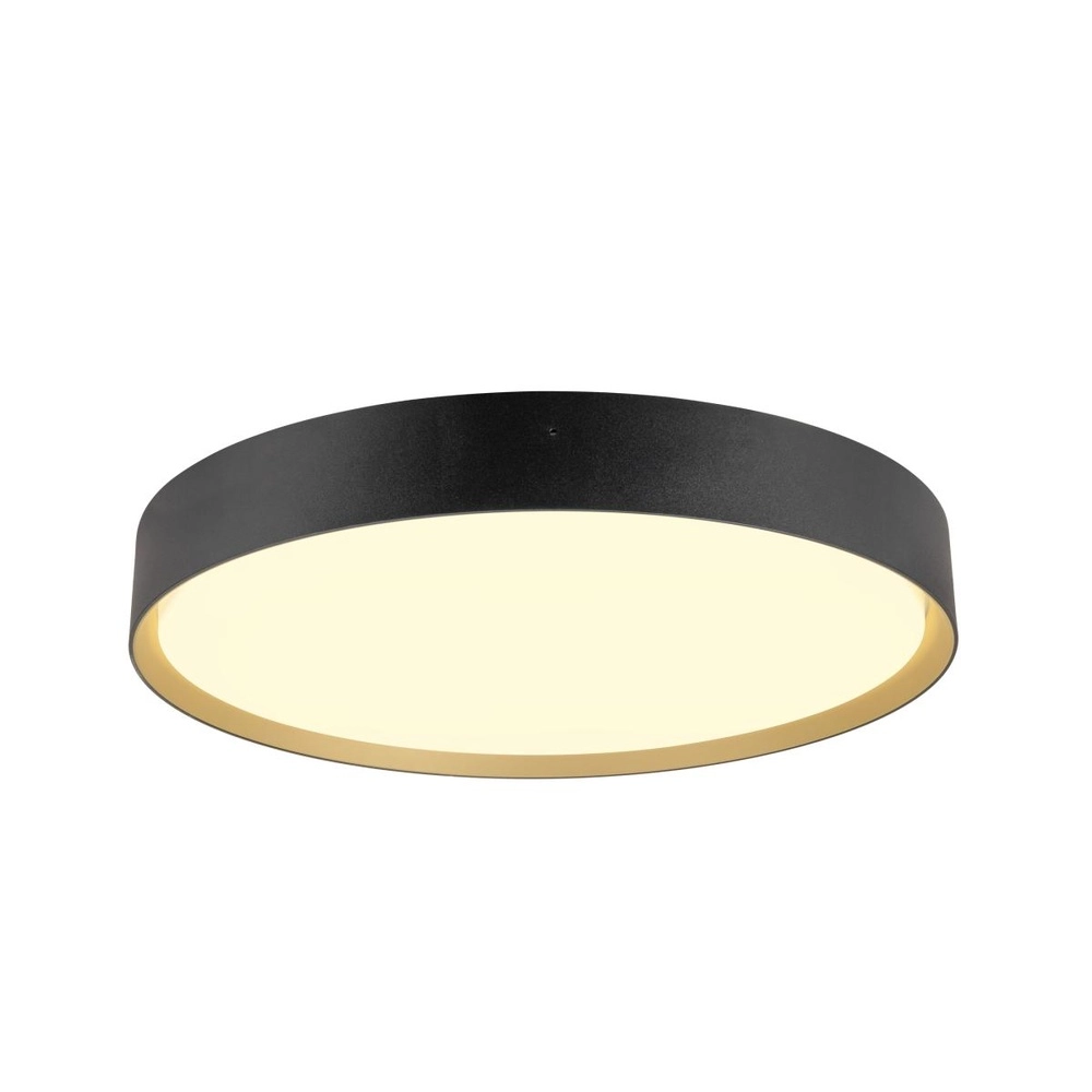 Ceiling lamp Decona Ø 42cm black with gold - 3000K/4000K