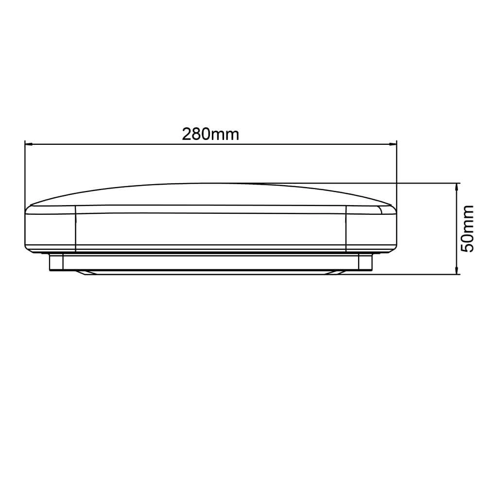 Timeless ceiling lamp Farica 23cm - 3000K - LED Brilliant 4004353410413