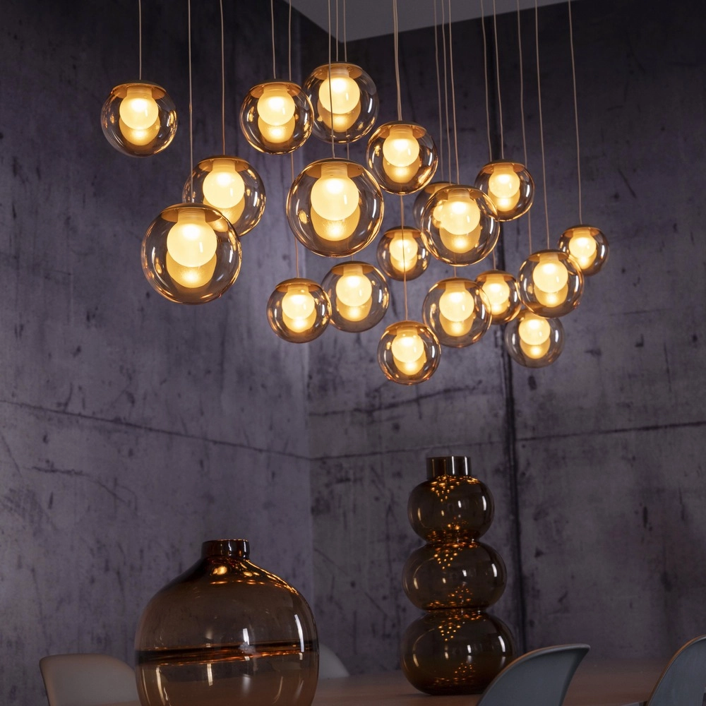19-light pendant lamp Pure Popup Bronce Paul Neuhaus 4012248396704