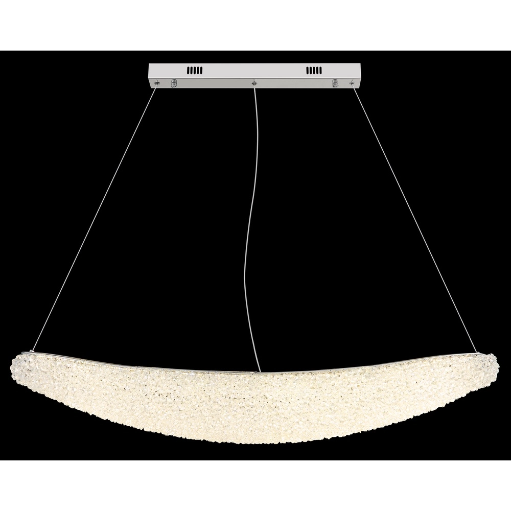 Pendant lamp Kristalla chrome Globo 9007371566785