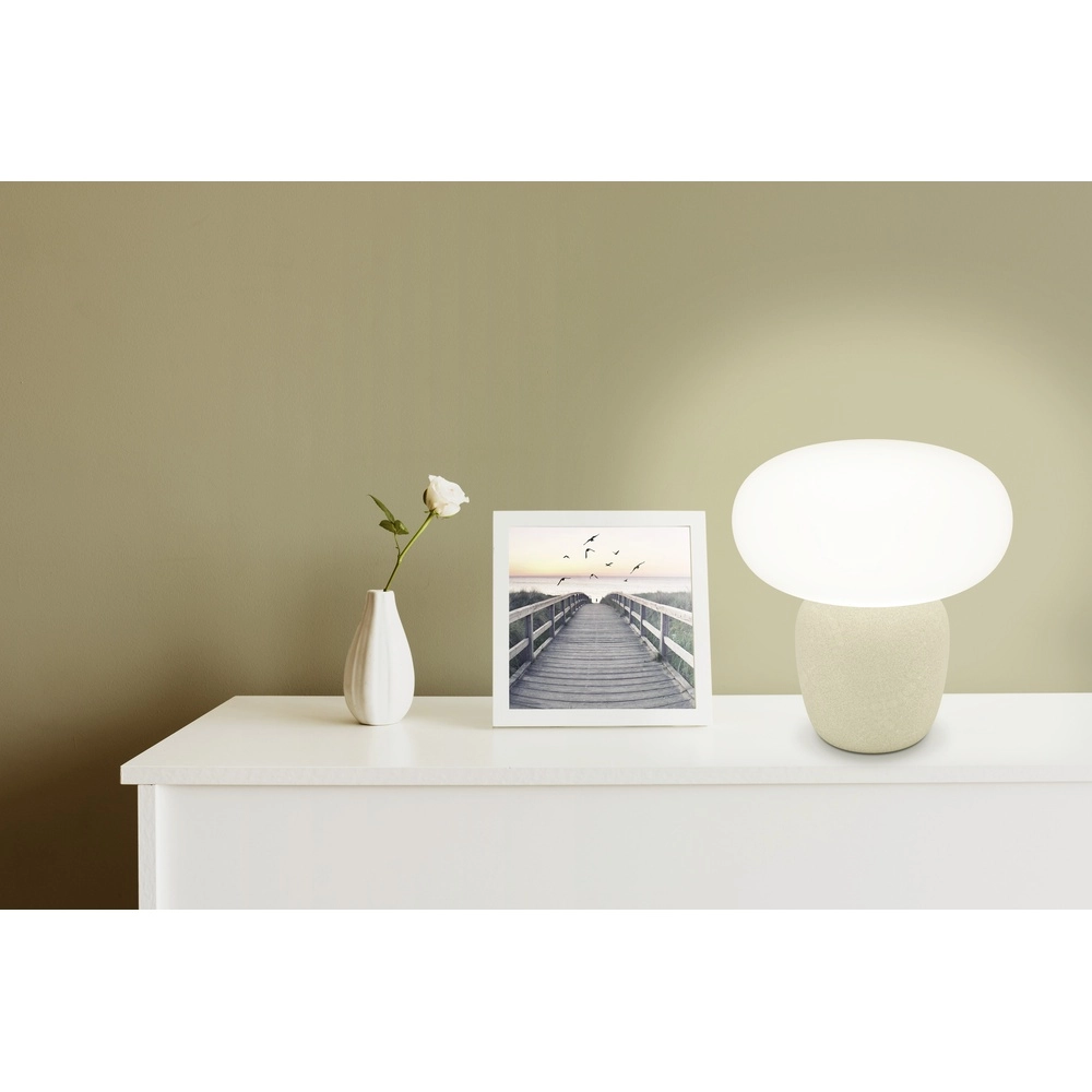 Beige table lamp Cahuama Ø 30cm - 1x E27 Eglo 9002759998240