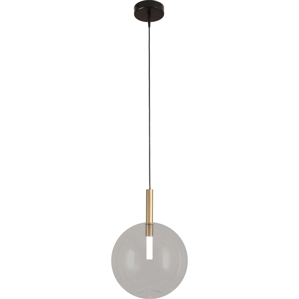 Pendant lamp Ø 24cm Lido Ball Gold with clear glass