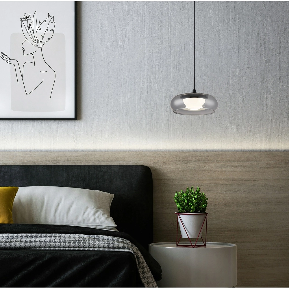 Design pendant lamp Carlene Black Globo 9007371578177