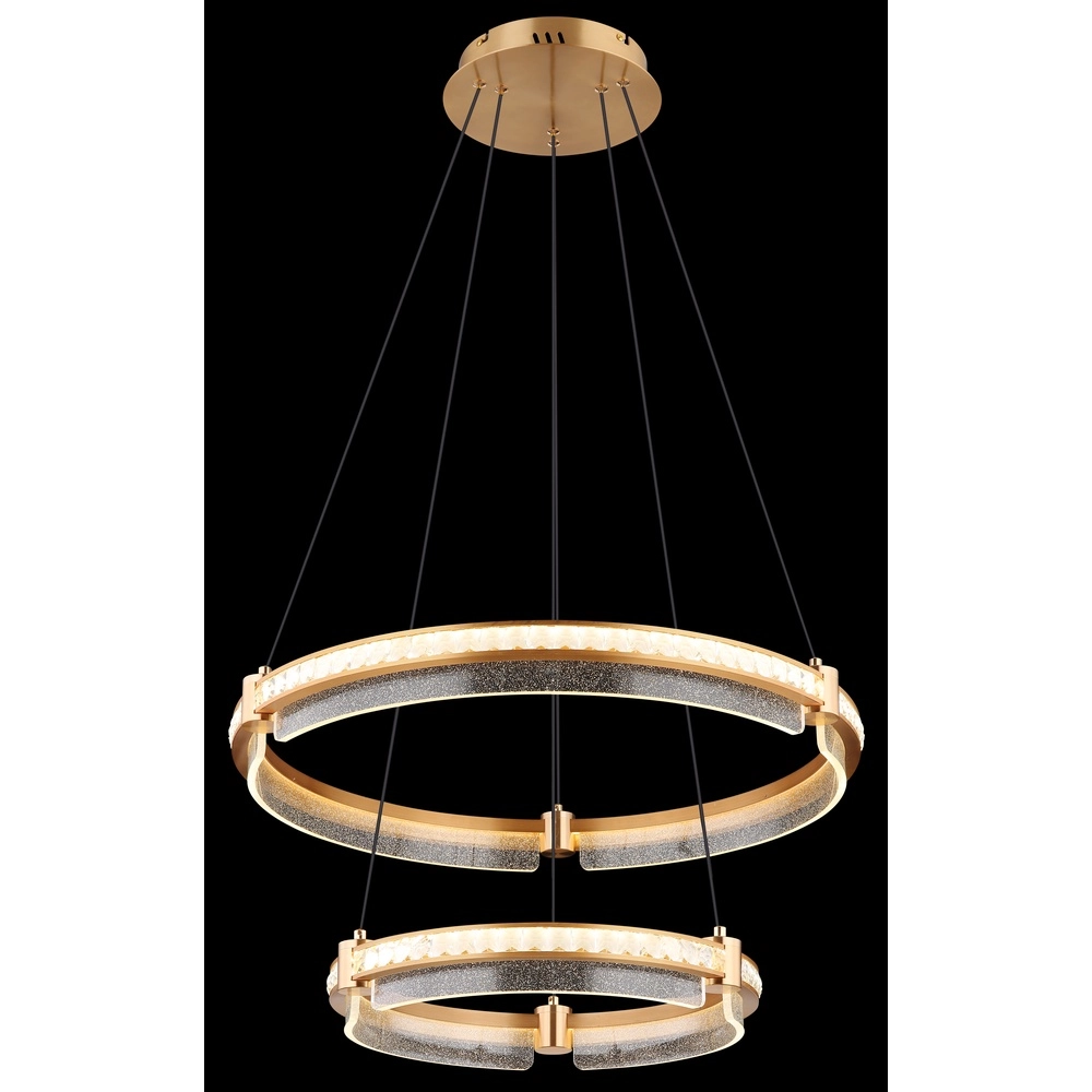 Pendant lamp Blondie gold Ø 60cm Globo 9007371446469