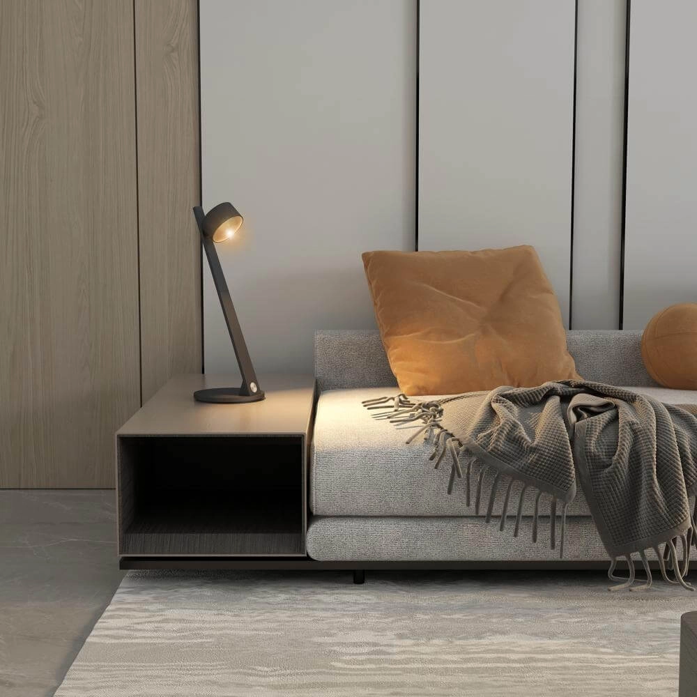 Modern table lamp Omega black Artdelight 8720701100336