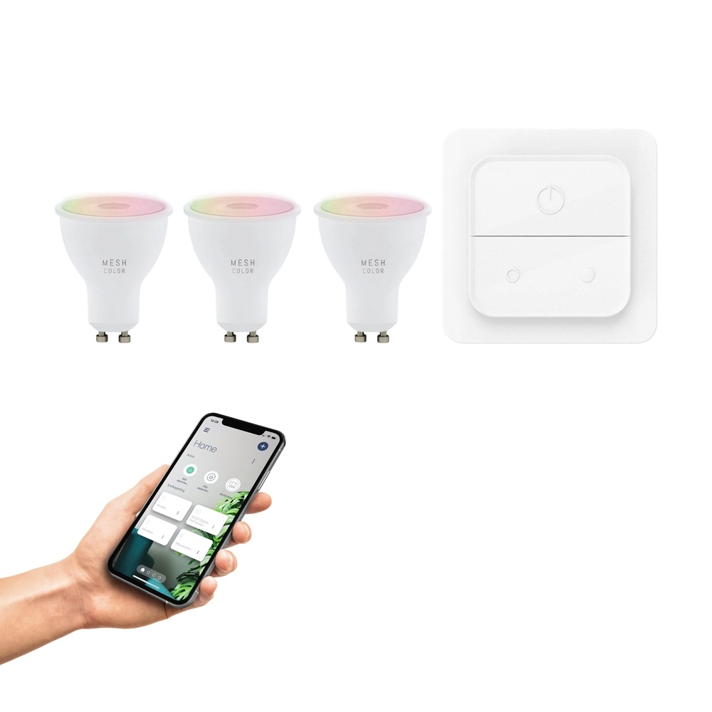 Set of 3 Led Zigbee GU10 4.9W - 345lm - 2700-6500K