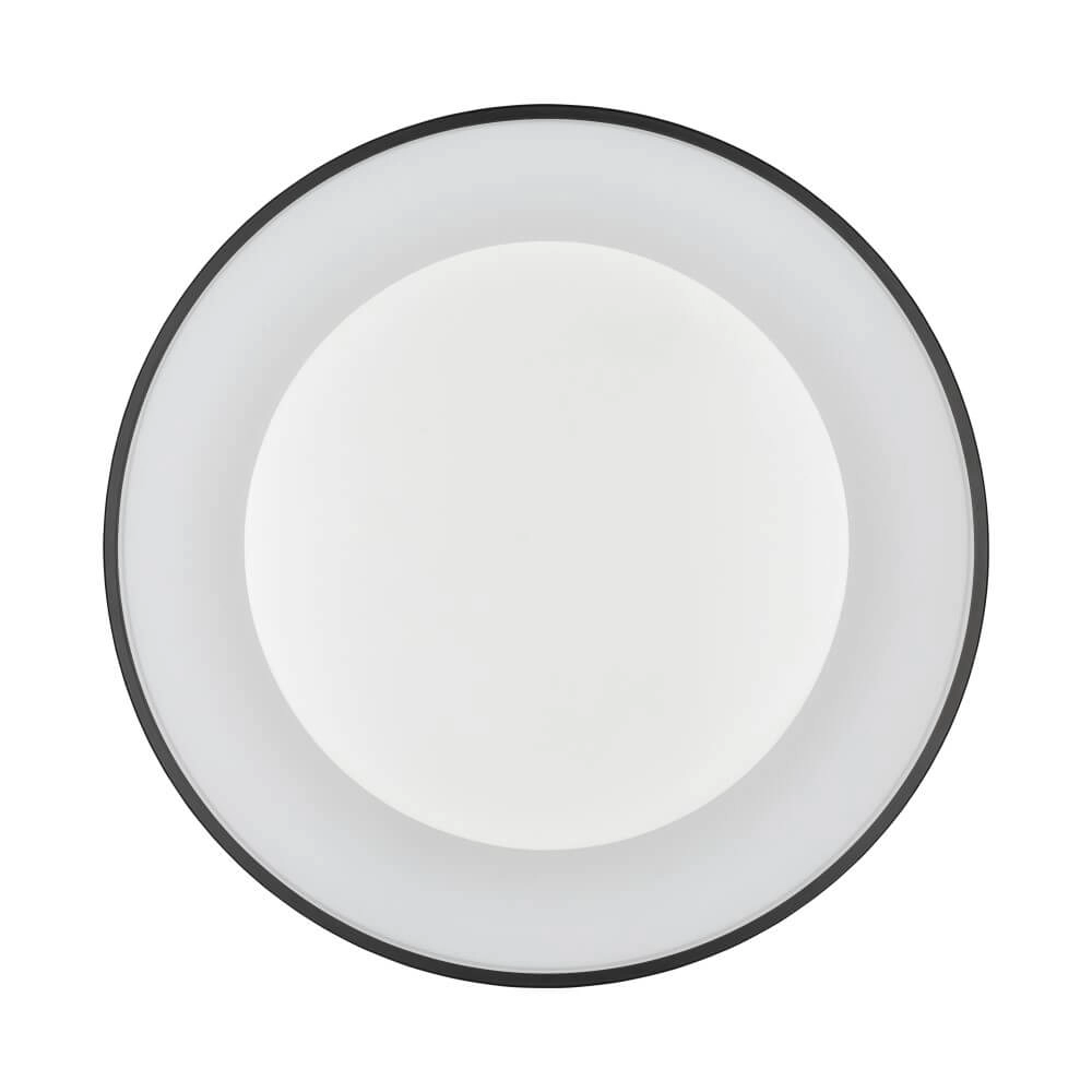 Round ceiling lamp Nikki Round black Ø 60cm Lyora 5903139112086