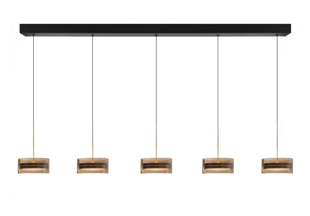 5-light pendant lamp Mini Enzo dimmable