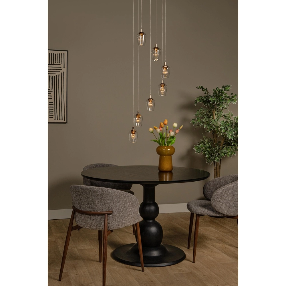 Unique pendant lamp Berliane 7-light round Lucide 5411212011022