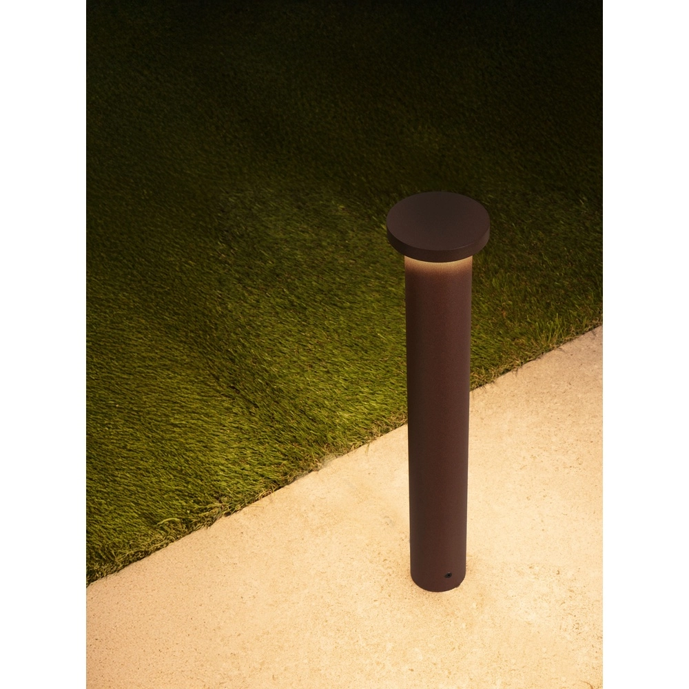Modern path lighting Bast rust brown 45cm - 2700K