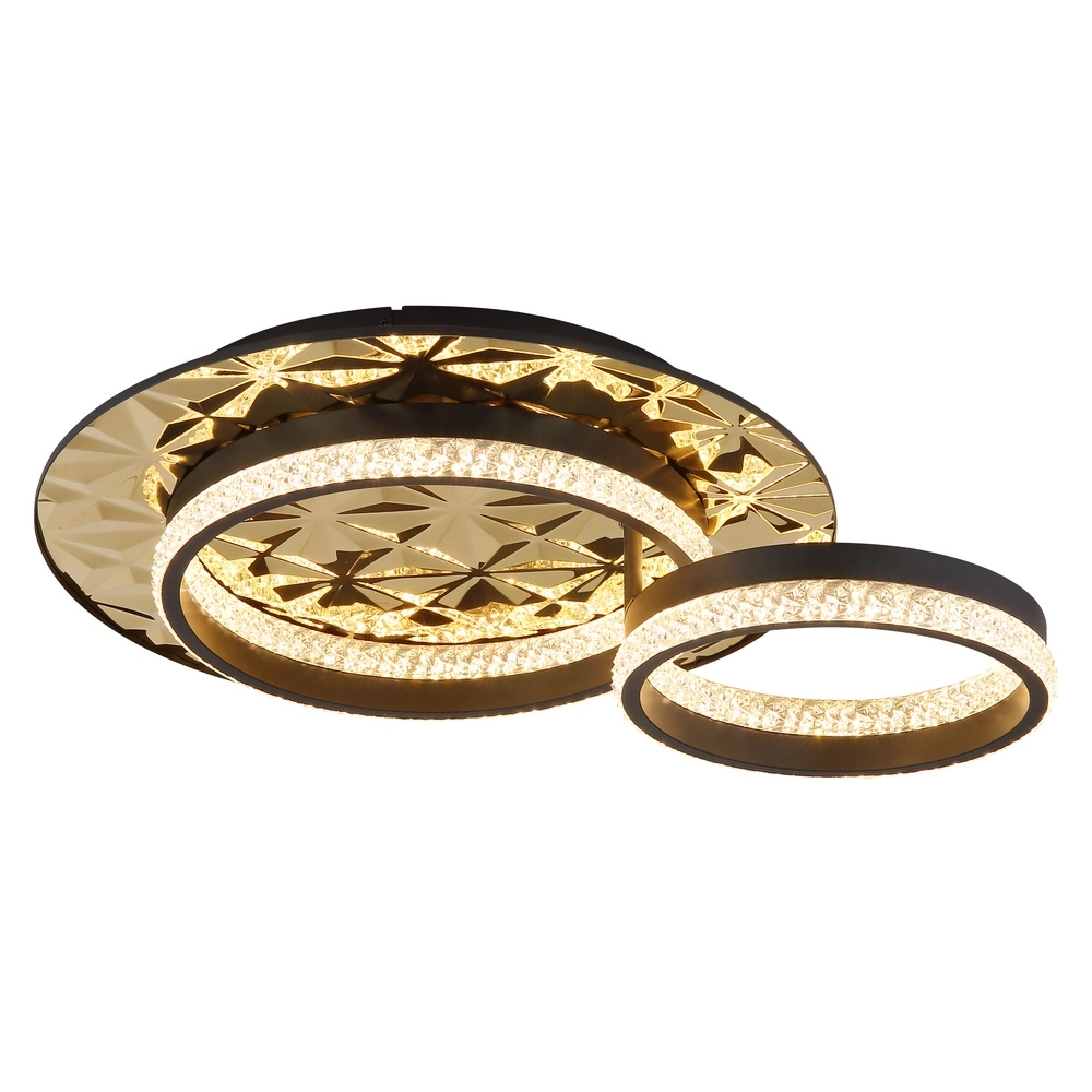 Design ceiling lamp Della Ii black with gold