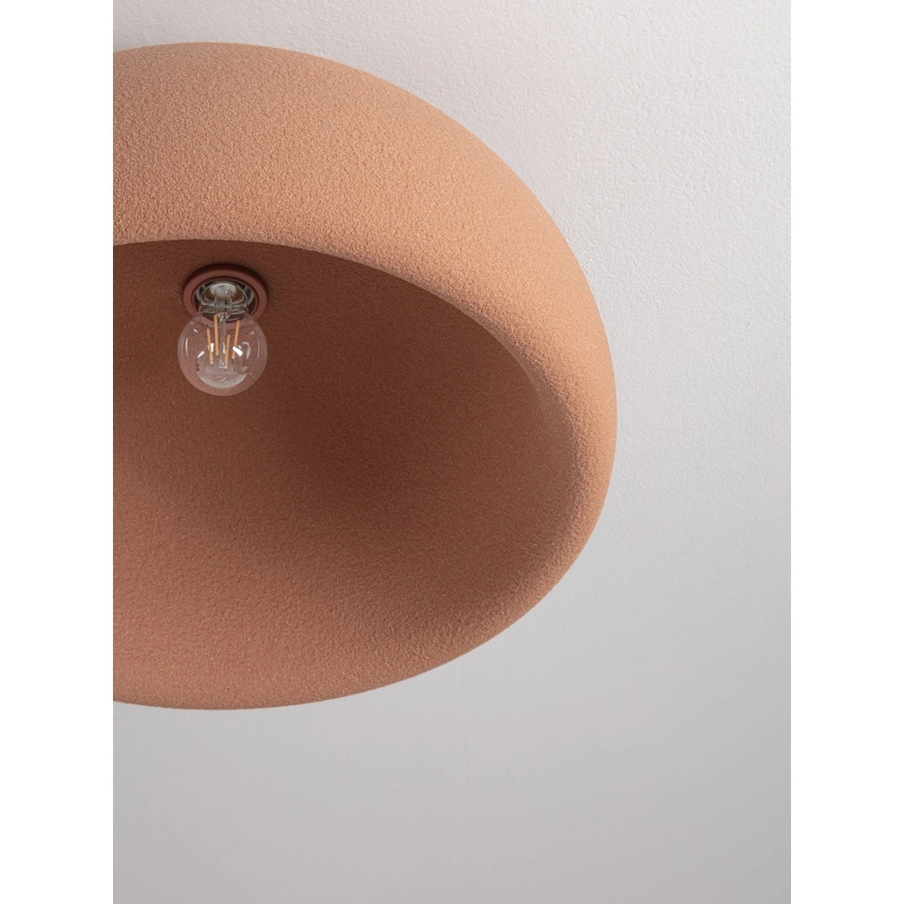 Modern ceiling lamp Davo terracotta Ø 50cm Lyora 5212017495716
