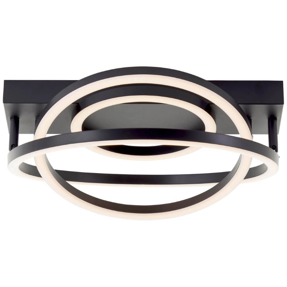 Dimmable ceiling light Pedley black Brilliant 4004353442094