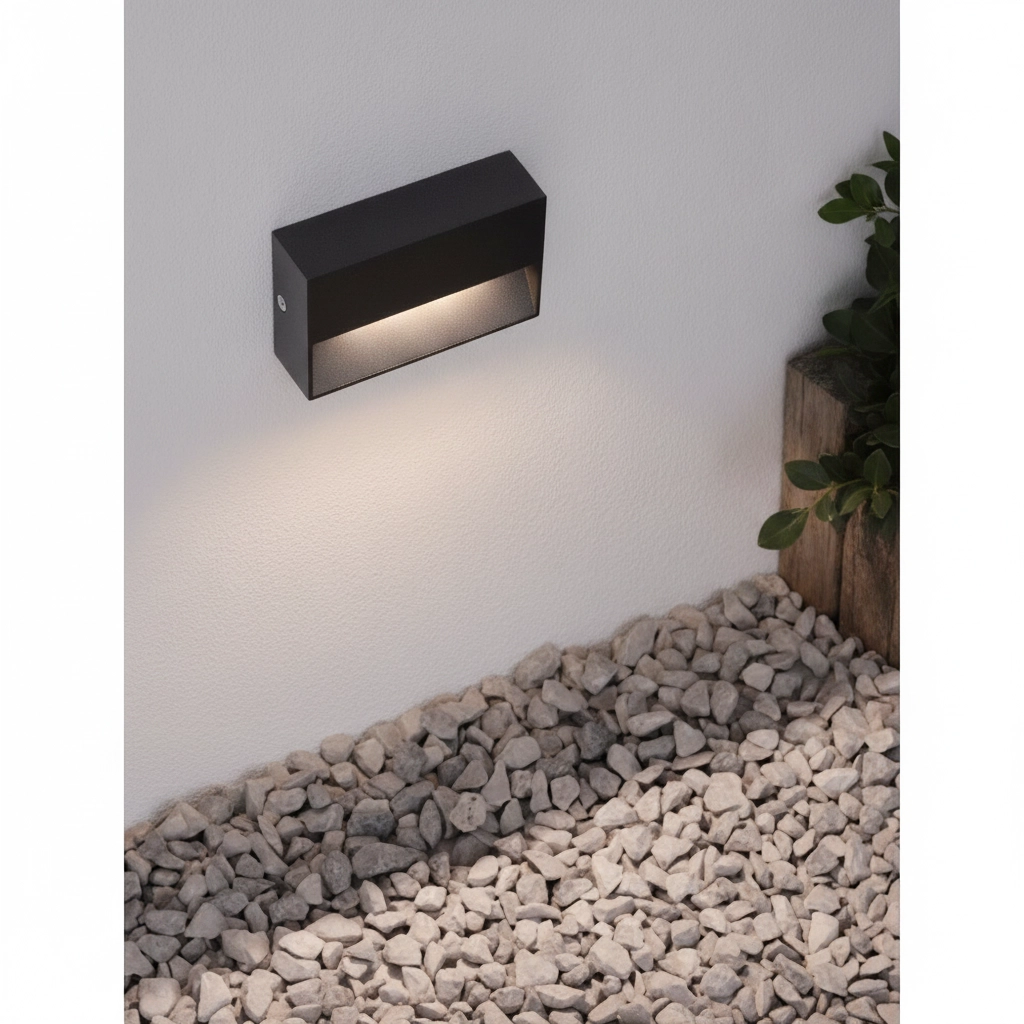 Sleek wall lamp Vision anthracite