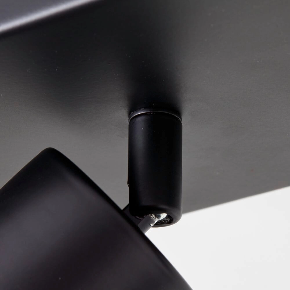 Black ceiling spotlight Jello 3-light Brilliant 4004353409387