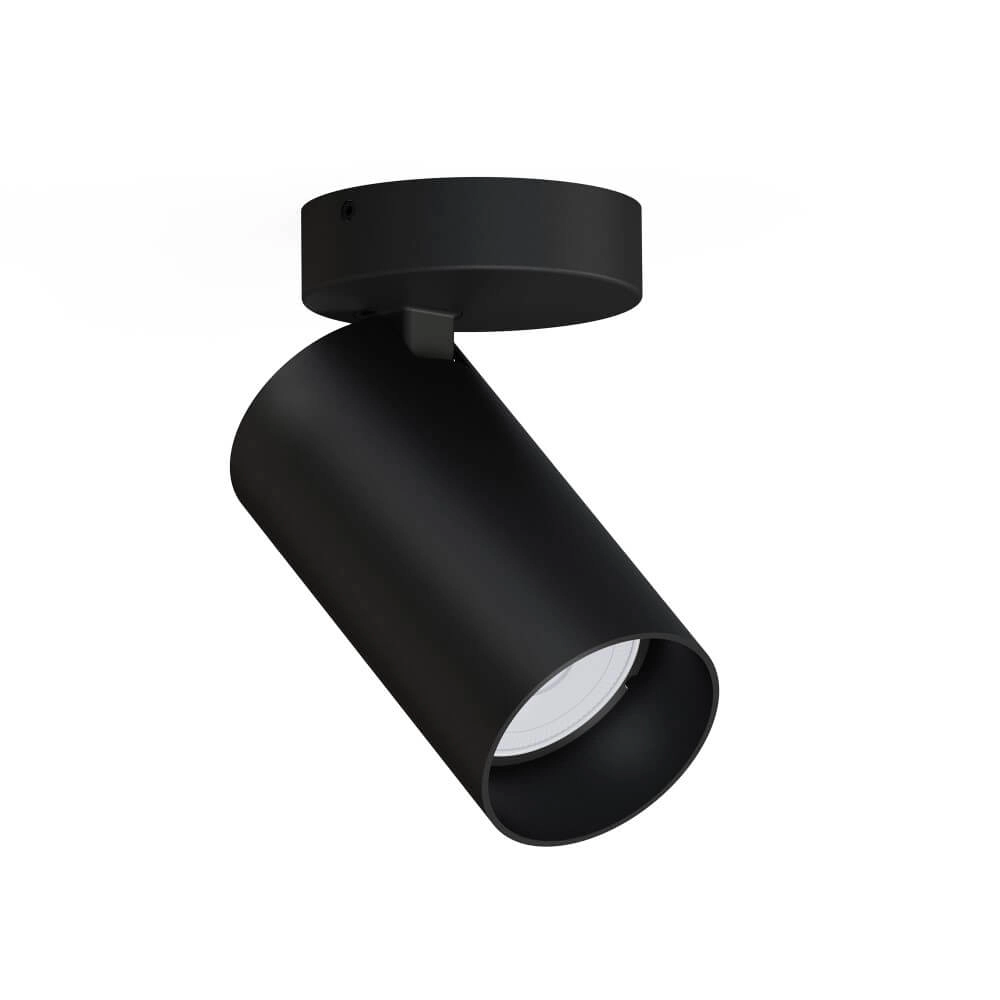 Black surface-mounted spotlight Mono tiltable Lyora 5903139783897