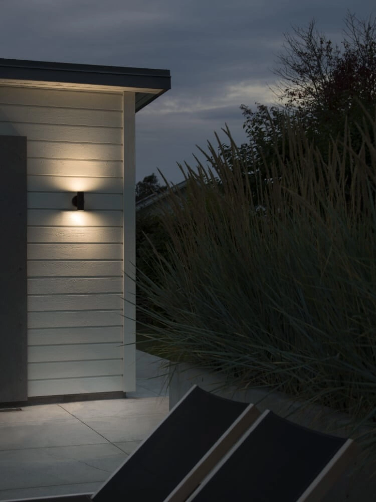 Wall spotlight Modena black 2-light KonstSmide 7318307535754