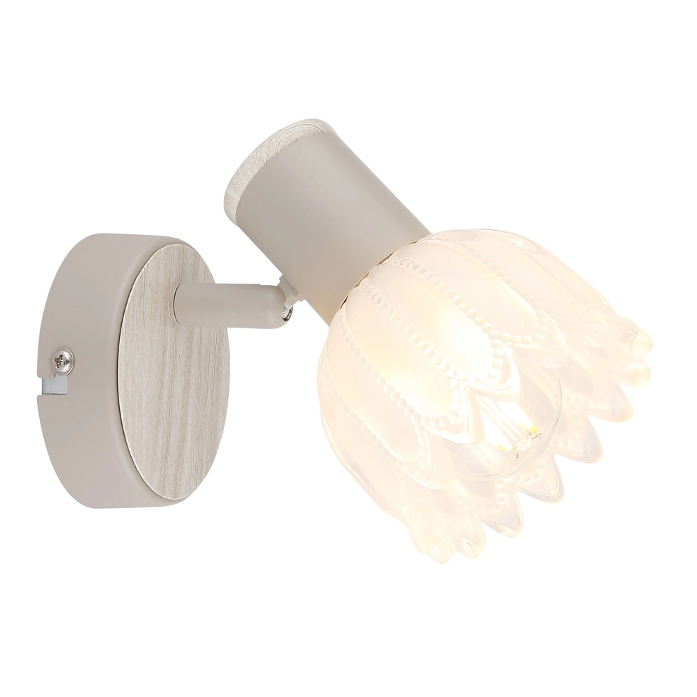 Wall spotlight Planta sand brown