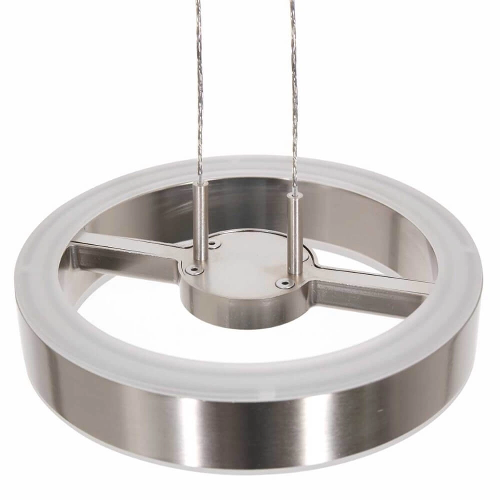 Sleek LED pendant light Piola Stainless steel Steinhauer 8712746167306
