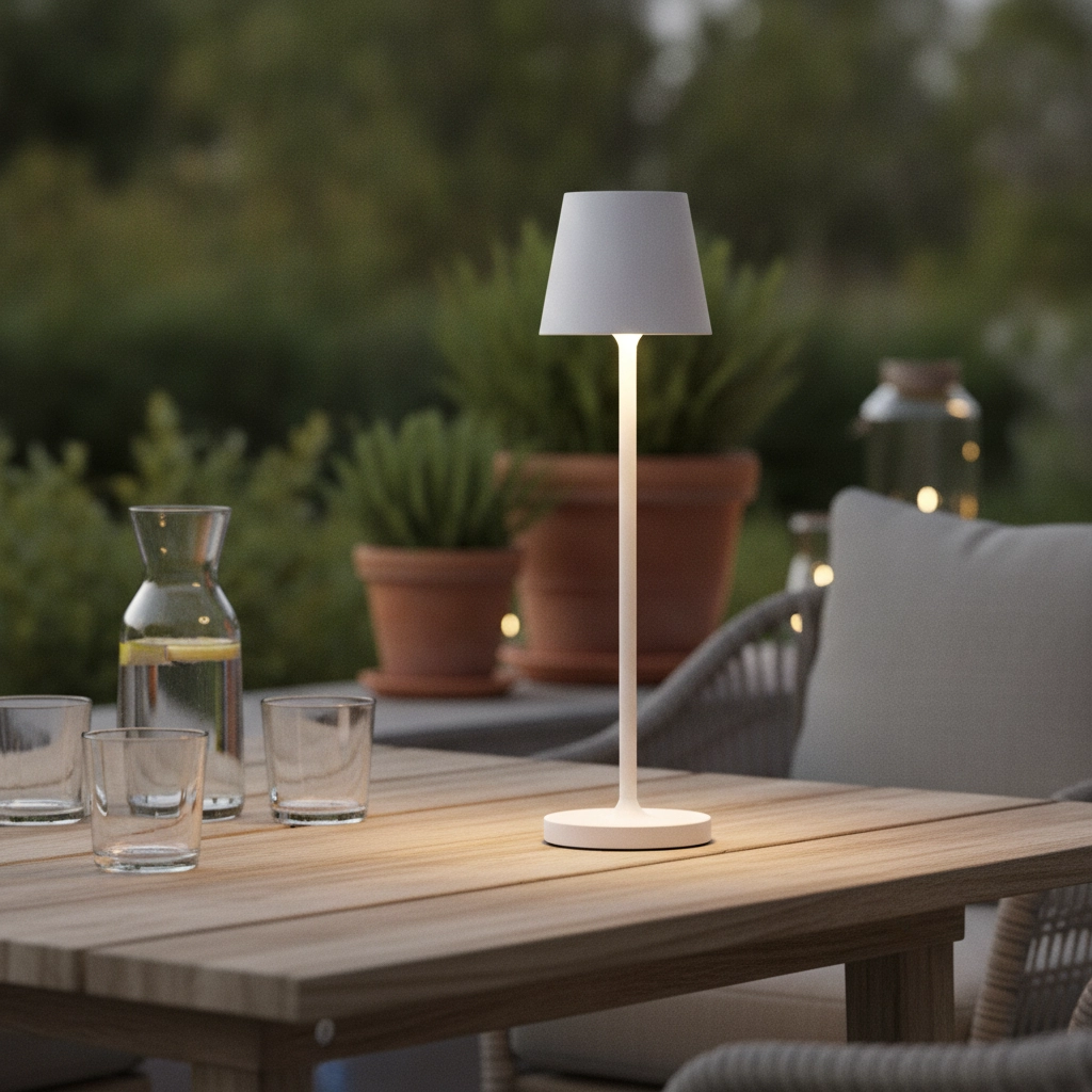 Table lamp Petit white rechargeable