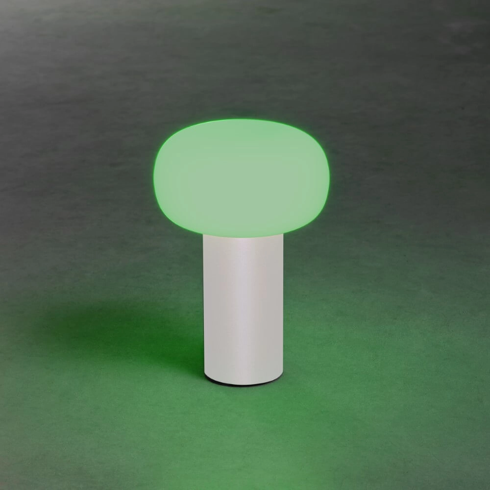Rechargeable table lamp Antibes white KonstSmide 7318308262529