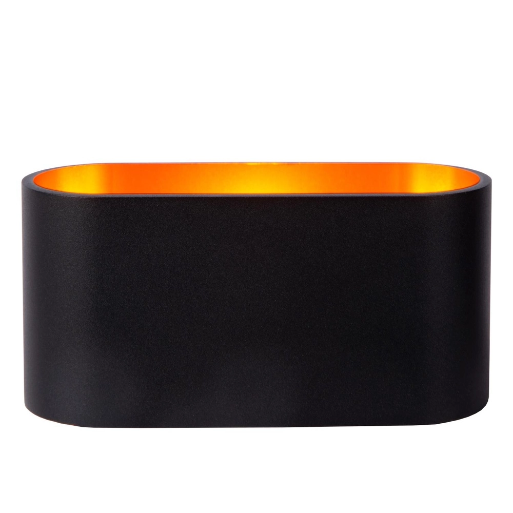 Wall lamp Xera 16cm black Lucide 5411212233684