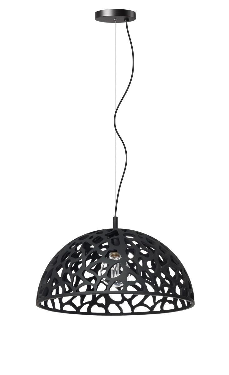 Characteristic pendant lamp The Open Ø 50cm - black