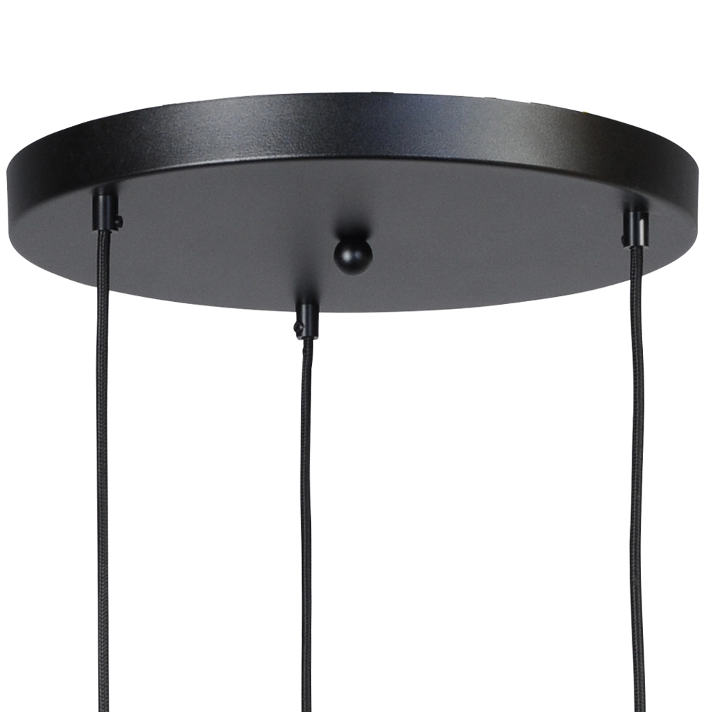 Black hanging lamp Run 3-light cylinders Masterlight 8718121206646