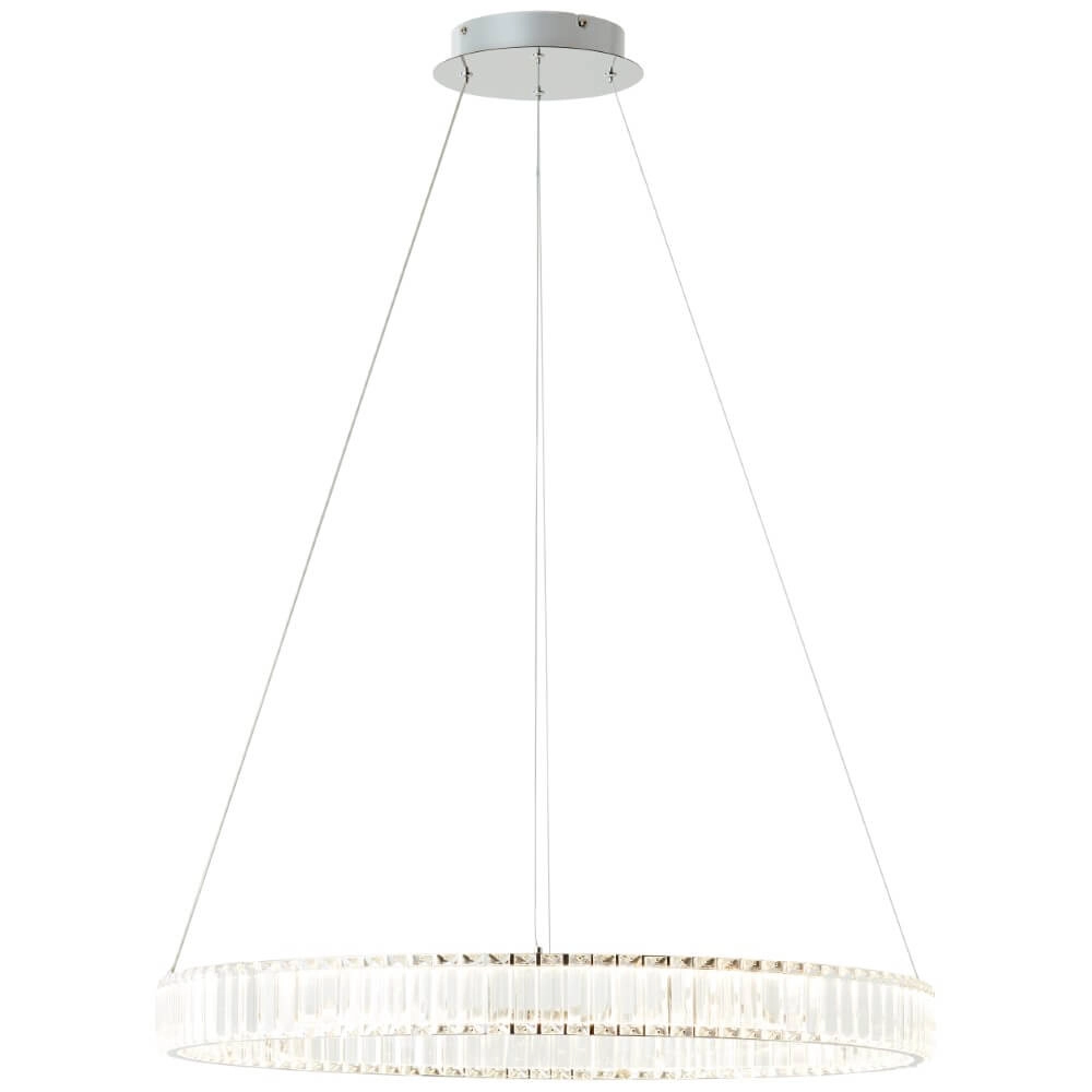 Design pendant lamp Queen chromium