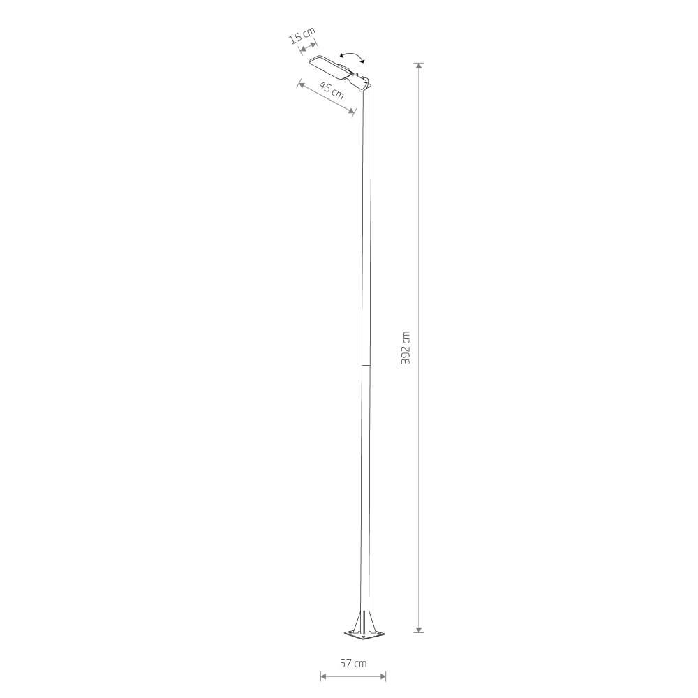 Standing Floodlight Pathway 3000K Lyora 5903139102834