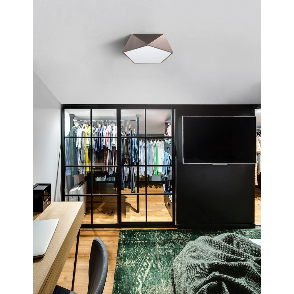 Design ceiling lamp Darius Copper Bronze