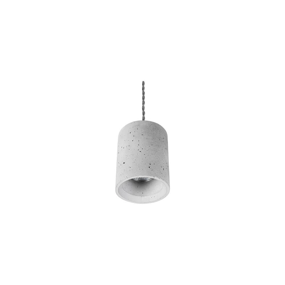 Concrete pendant lamp Shy Ø 9cm