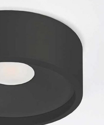 Black ceiling lamp Orlando Ø 14cm Artdelight 8719831731923