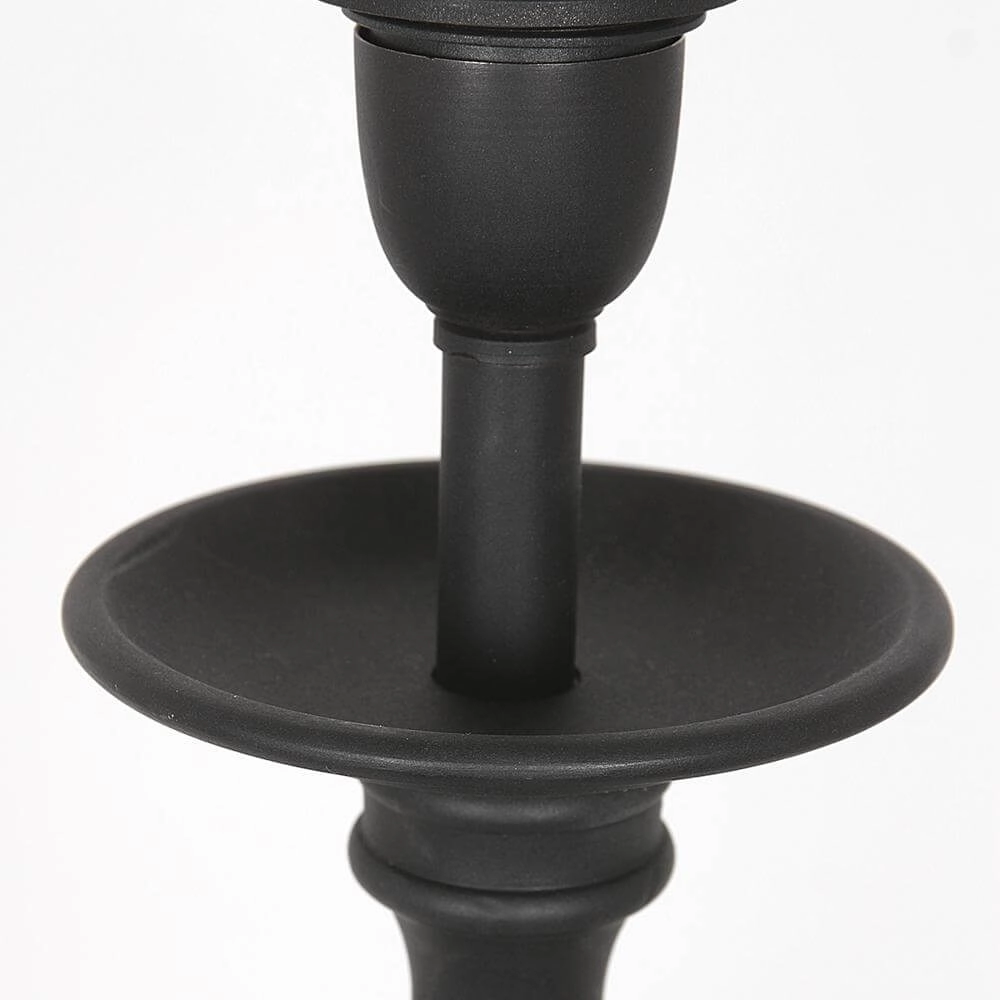 Table lamp Lyons black with bamboo shade Steinhauer 8712746172485