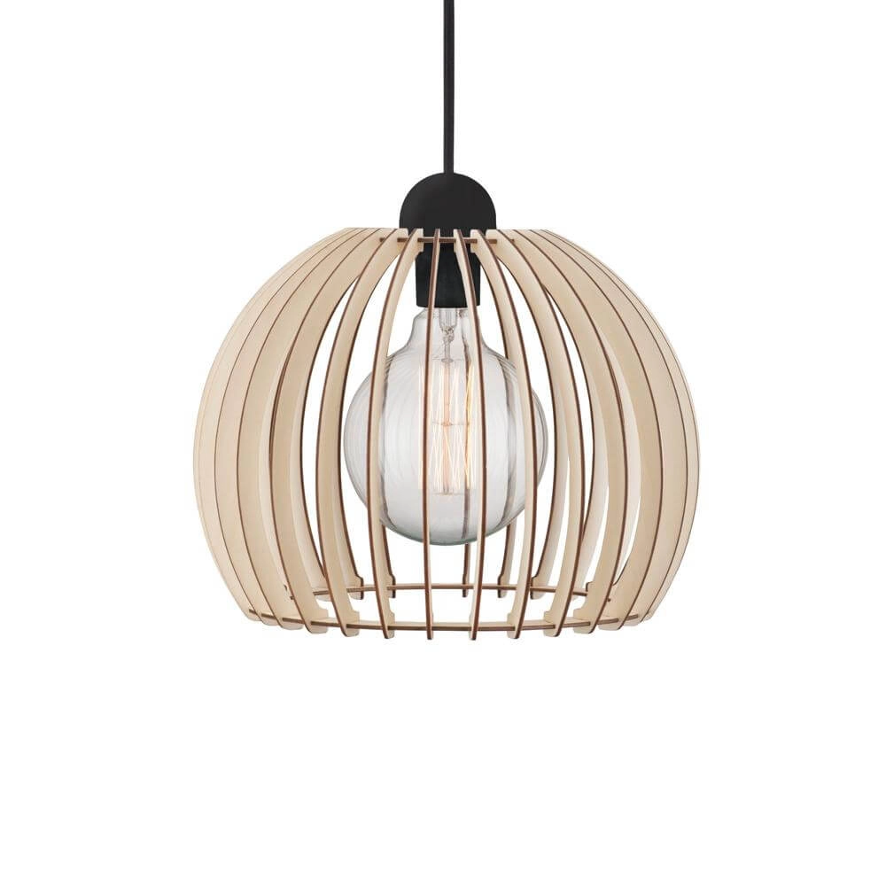 Pendant lamp Chino wood Ø 30cm Nordlux 5701581346383