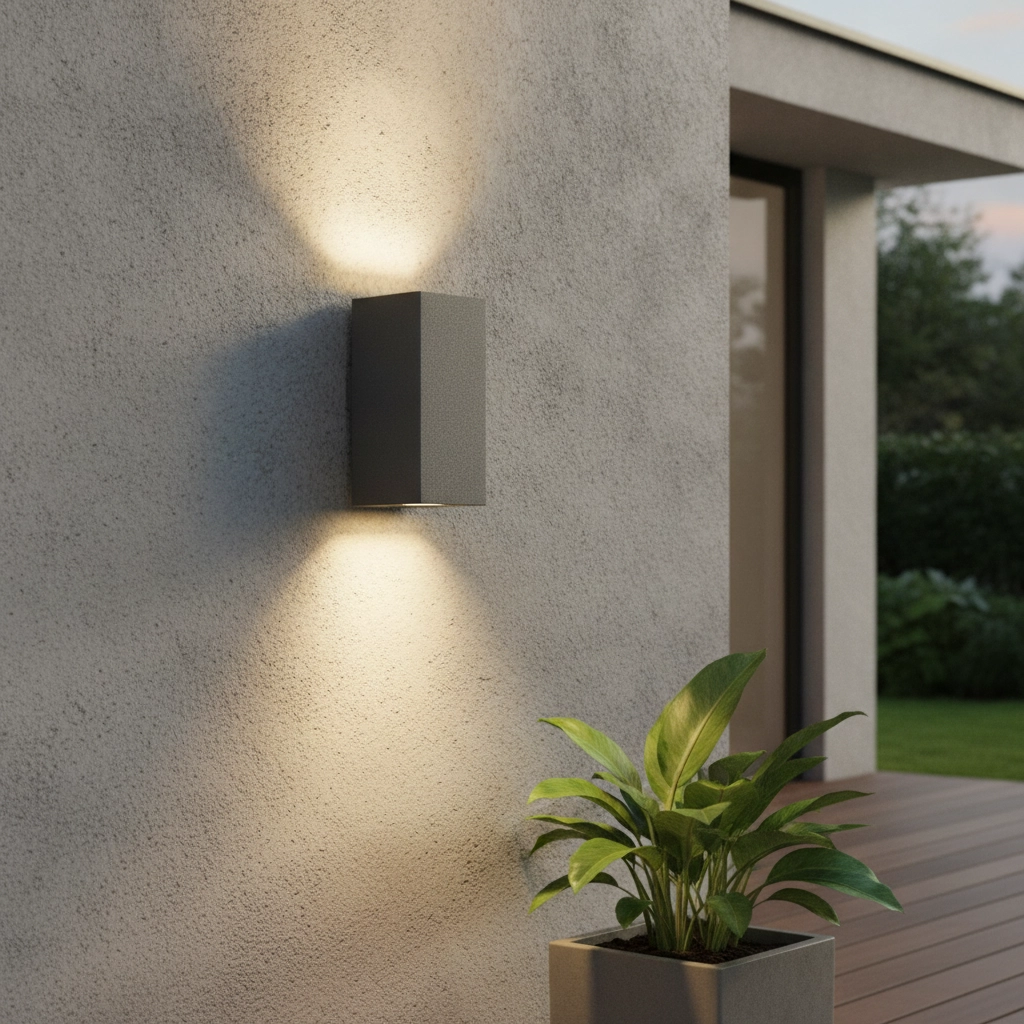 Angular spotlight Nero Gray up and down