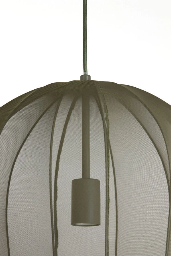 Green pendant lamp Plumeria Ø 42cm Light & Living 8717807651459